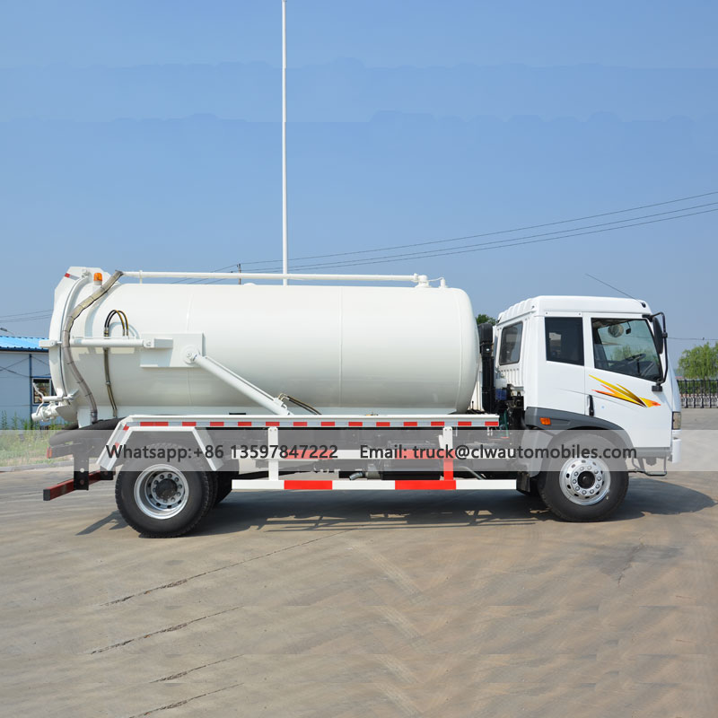 FAW 8000L Septic Suction Truck