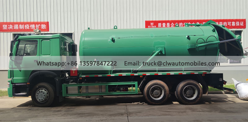 HOWO 21000L 6*4 Sewage Suction Truck
