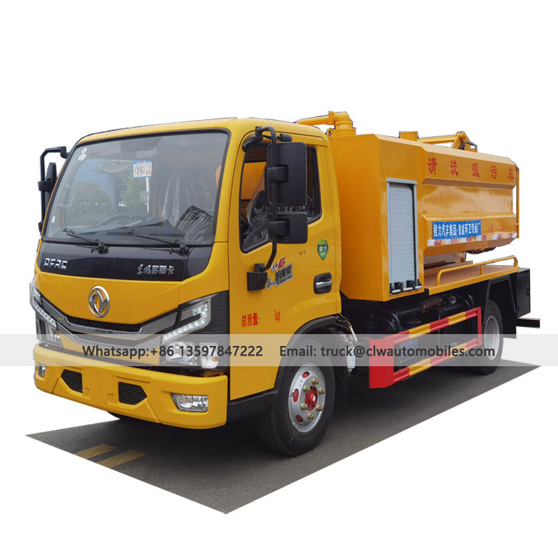 DFAC D6 6000L Sewer Cleaning & Vacuum Truck