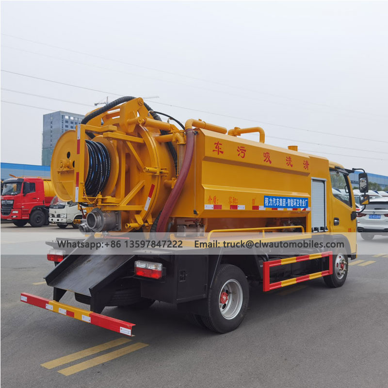 DFAC D6 6000L Sewer Cleaning & Vacuum Truck
