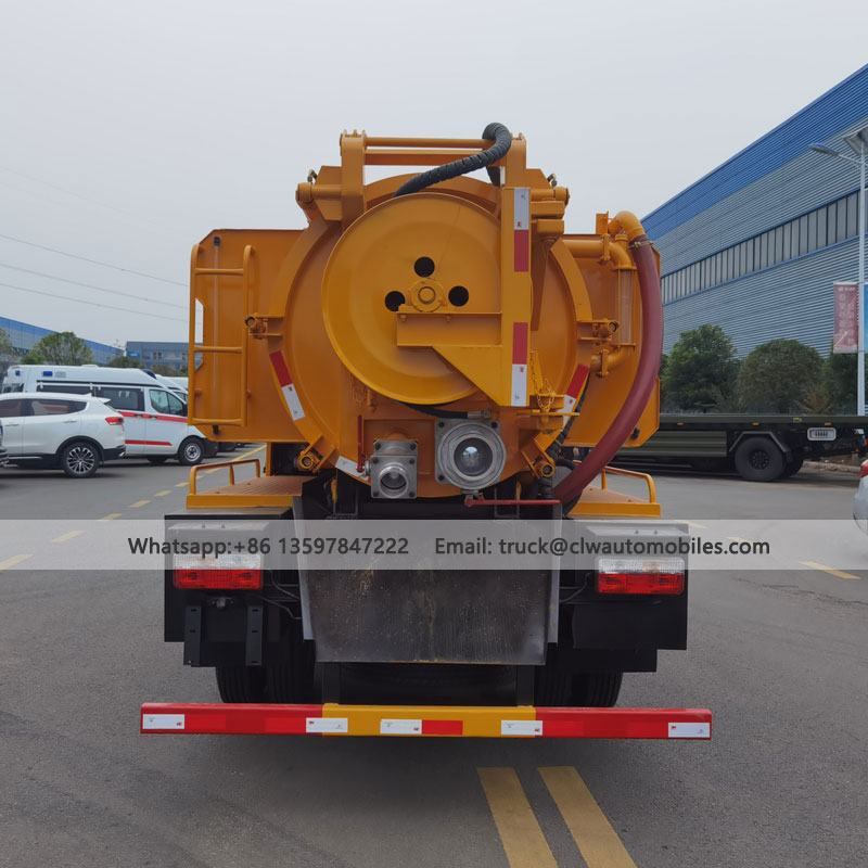 DFAC D6 6000L Sewer Cleaning & Vacuum Truck