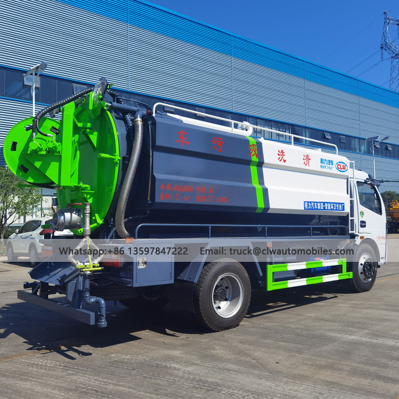 DFAC 10000L 4*2 Sewer Cleaning & Sewage Suction Truck