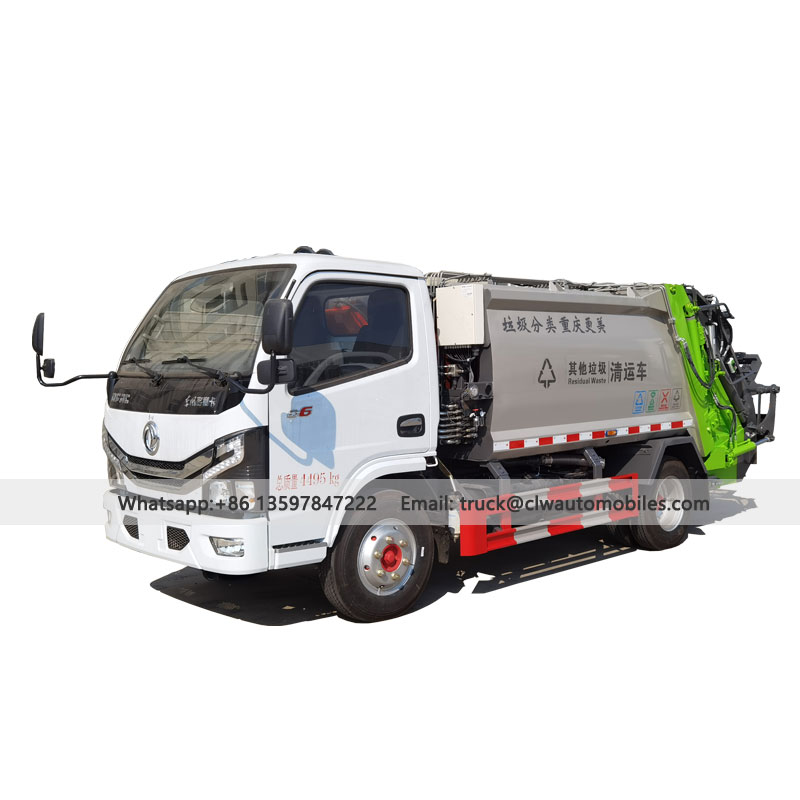 DFAC 6cbm/5Tons Garbage Compactor Truck