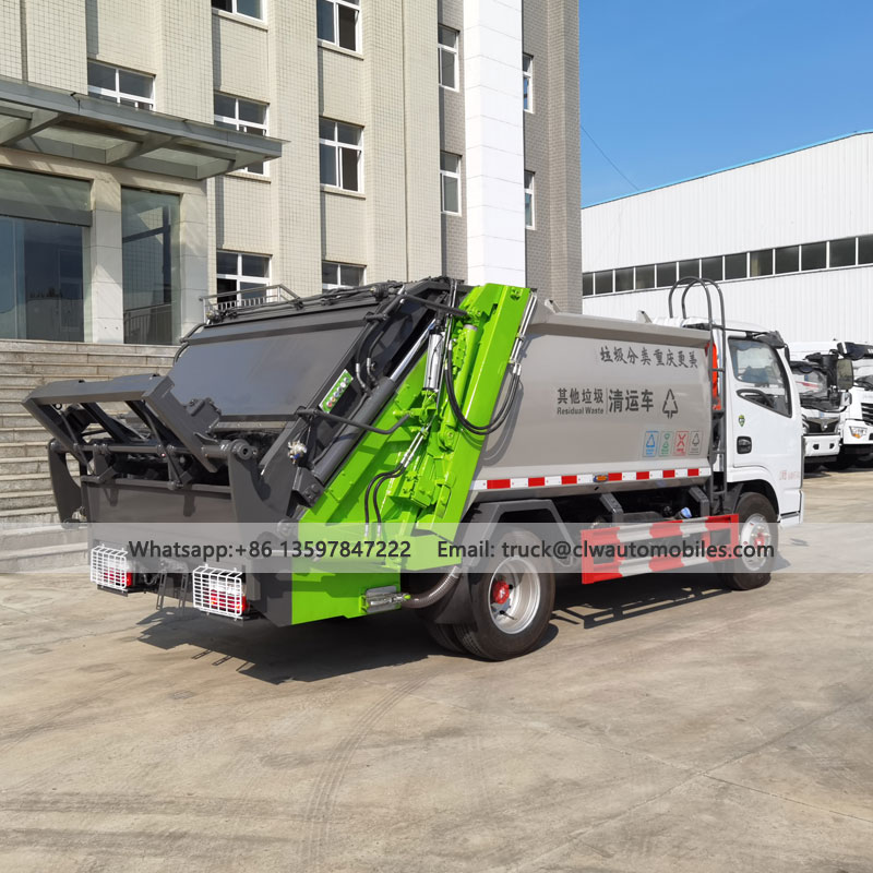DFAC 6cbm/5Tons Garbage Compactor Truck