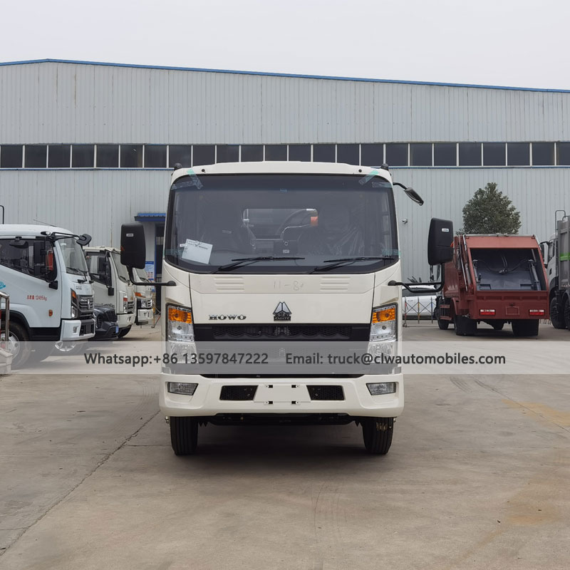 HOWO RHD 6tons/7cbm Compressed Garbage Truck