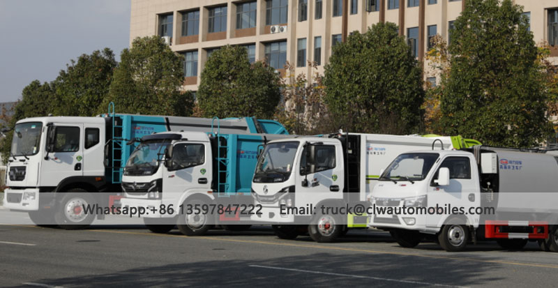 RHD Compressed Garbage Truck