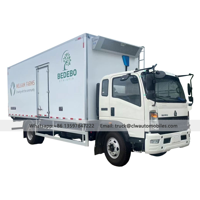 HOWO 10Tons Refrigerated/Frozen Truck