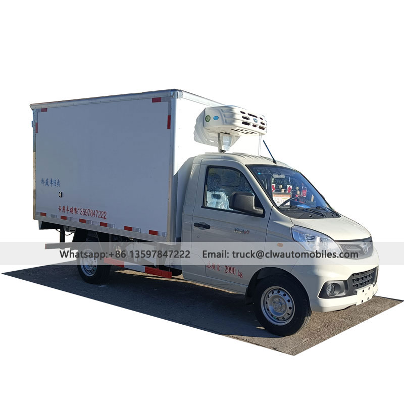 FOTON M1 Gasoline 2Tons Small Refrigerated Truck