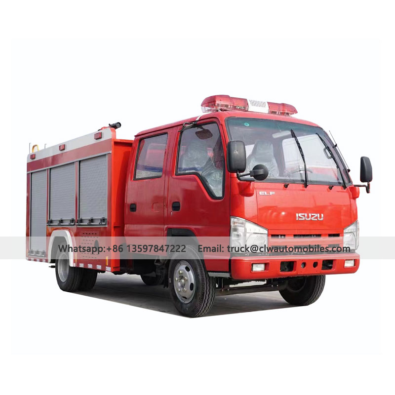 ISUZU 2Tons/2000L Rescue Fire Fighting Truck