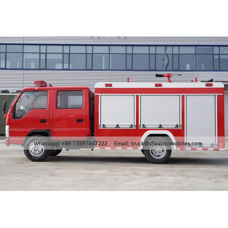 ISUZU 2Tons/2000L Rescue Fire Fighting Truck
