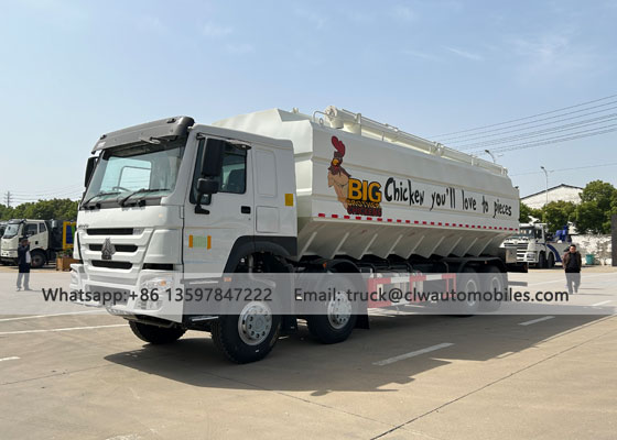 bulk feed truck