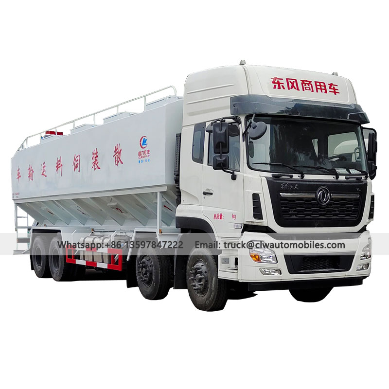 DONGFENG 40000L Bulk Feed Transport Truck Manufacturer For Sale