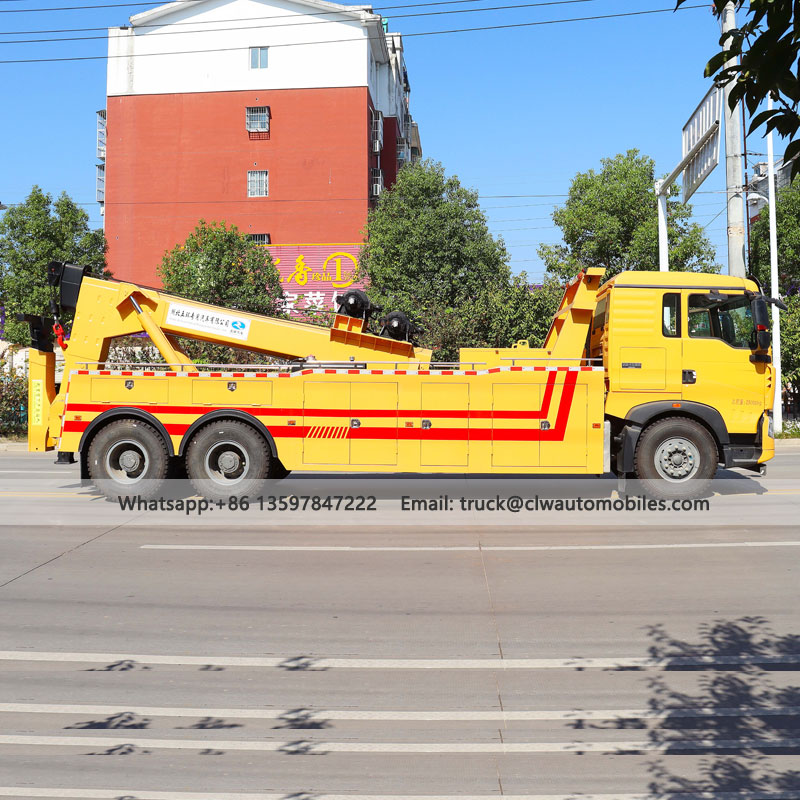 HOWO Heavy Duty Towing Tow Truck | 6x4 One to One Wrecker | 20T Towing and Lifting together