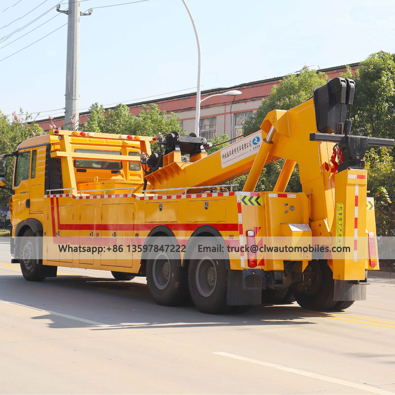 HOWO Heavy Duty Towing Tow Truck | 6x4 One to One Wrecker | 20T Towing and Lifting together