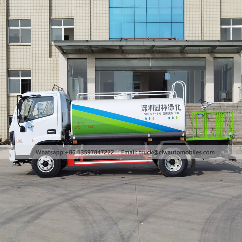 DFAC 5Tons Water Tank Truck | 4*2 5000L Water Truck For Watering