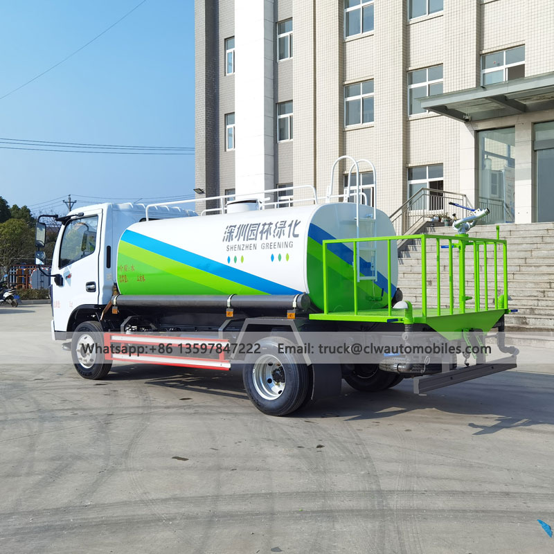 DFAC 5Tons Water Tank Truck | 4*2 5000L Water Truck For Watering