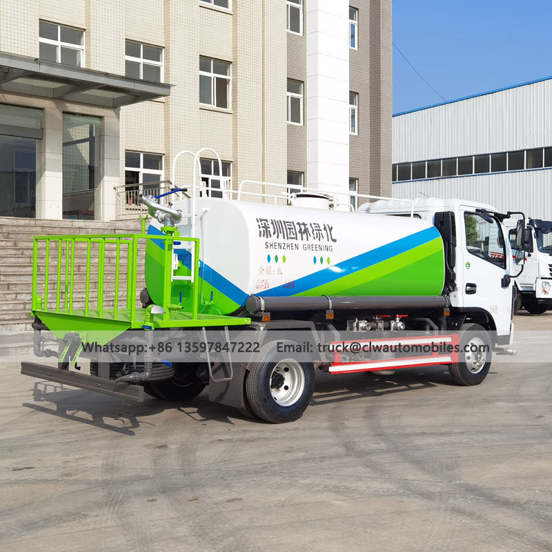 DFAC 5Tons Water Tank Truck | 4*2 5000L Water Truck For Watering