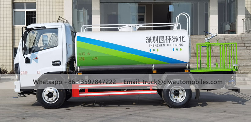 water tank truck