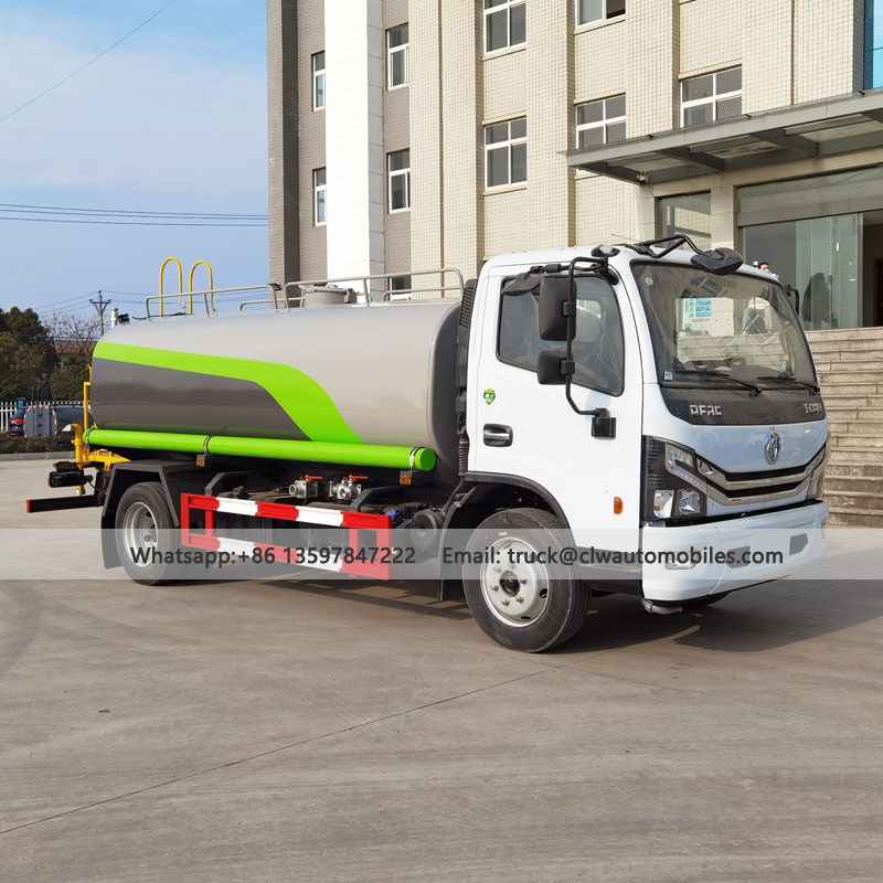DFAC 9Tons Water Truck 4*2 9000L Water Vehicle