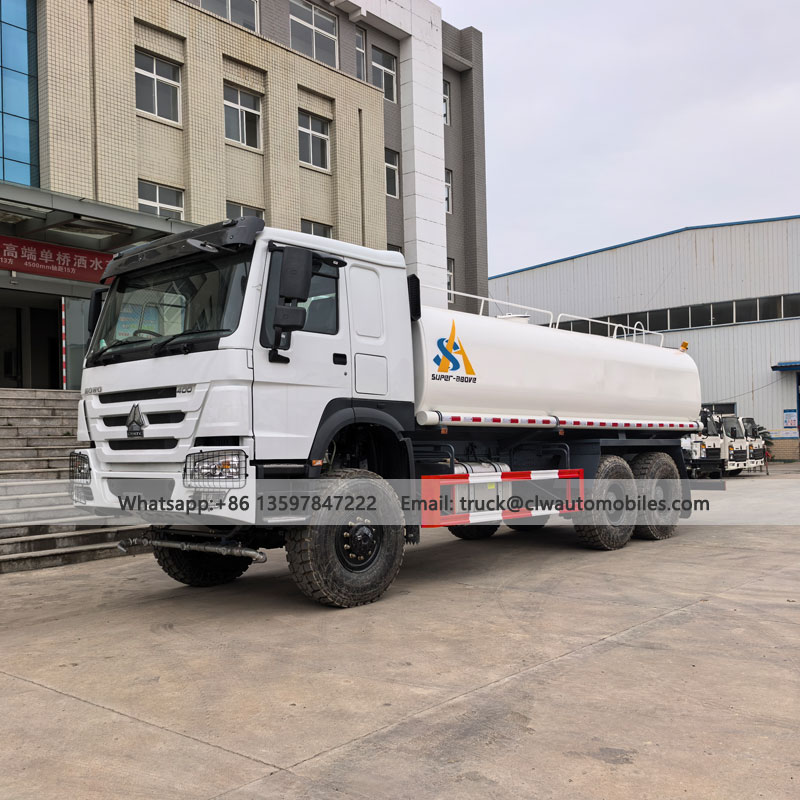 HOWO 21000L Water Truck | 6*4 Water Tank Truck Supply
