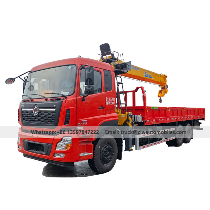 DONGFENG 12Tons-14Tons Truck Mounted Crane 6*4 Manipulator