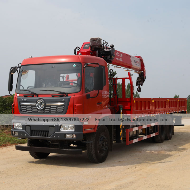 DONGFENG 12Tons-14Tons Truck Mounted Crane 6*4 Manipulator