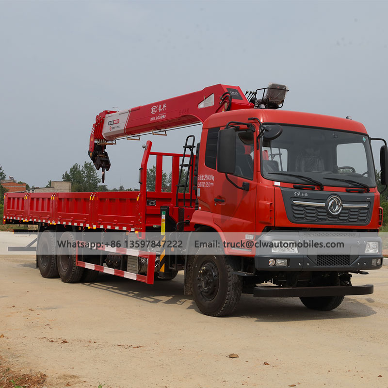 DONGFENG 12Tons-14Tons Truck Mounted Crane 6*4 Manipulator
