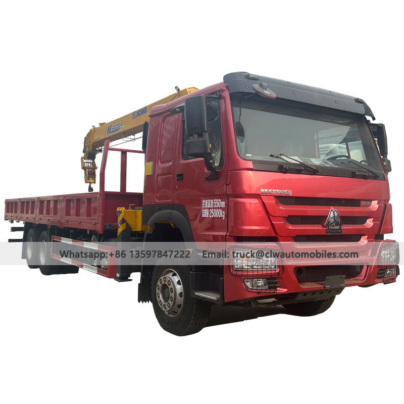 HOWO 12Tons Truck Mounted Crane Lorry Crane Manufacturer
