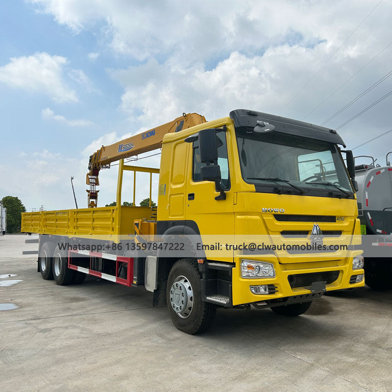 HOWO 12Tons Truck Mounted Crane Lorry Crane Manufacturer