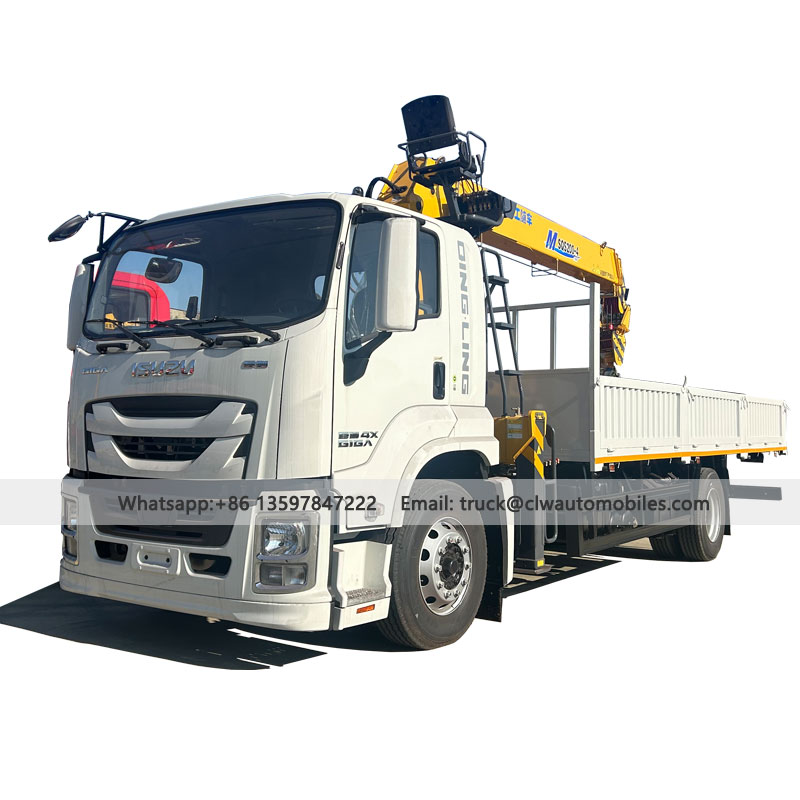 ISUZU 8Tons Truck Mounted Crane 4*2 Manipulator From Manufacturer