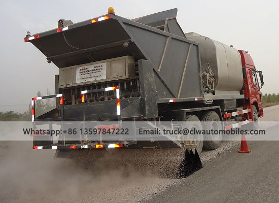 SHACMAN Synchronous Chip Seal Truck
