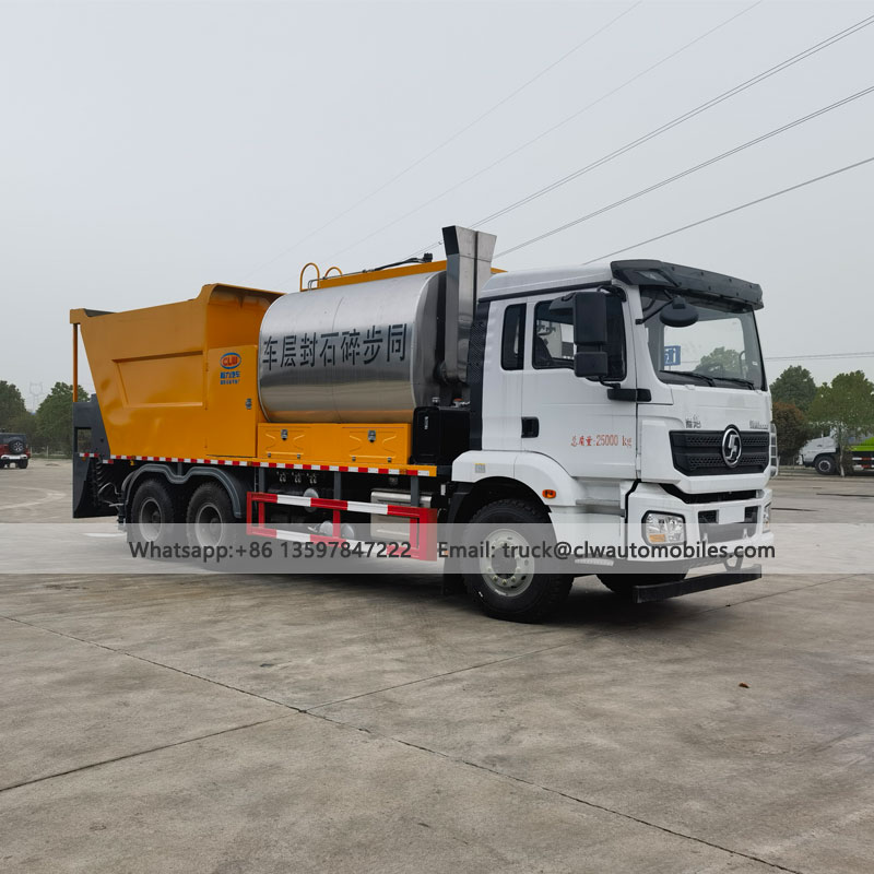 SHACMAN 7000L Asphalt Tank 12000L Stone Tank Synchronous chip seal Vehicle