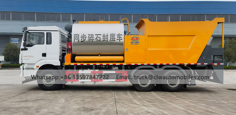 Synchronous chip seal Vehicle