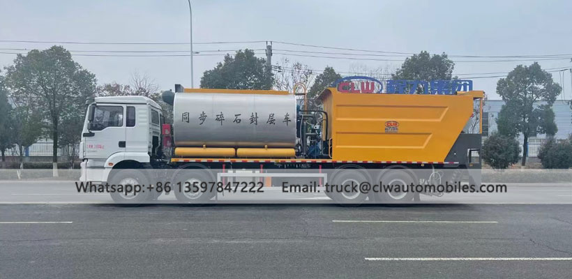 SHACMAN Synchronous Chip Seal Truck