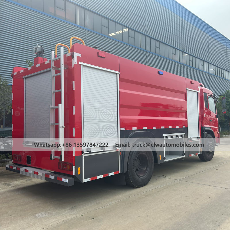 HOWO 6000L Water + 2000L Foam + 1kg Dry Powder Fire Truck For Sale