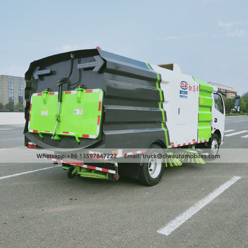 DFAC 8000L 4*2 Small Road Sweeper Truck