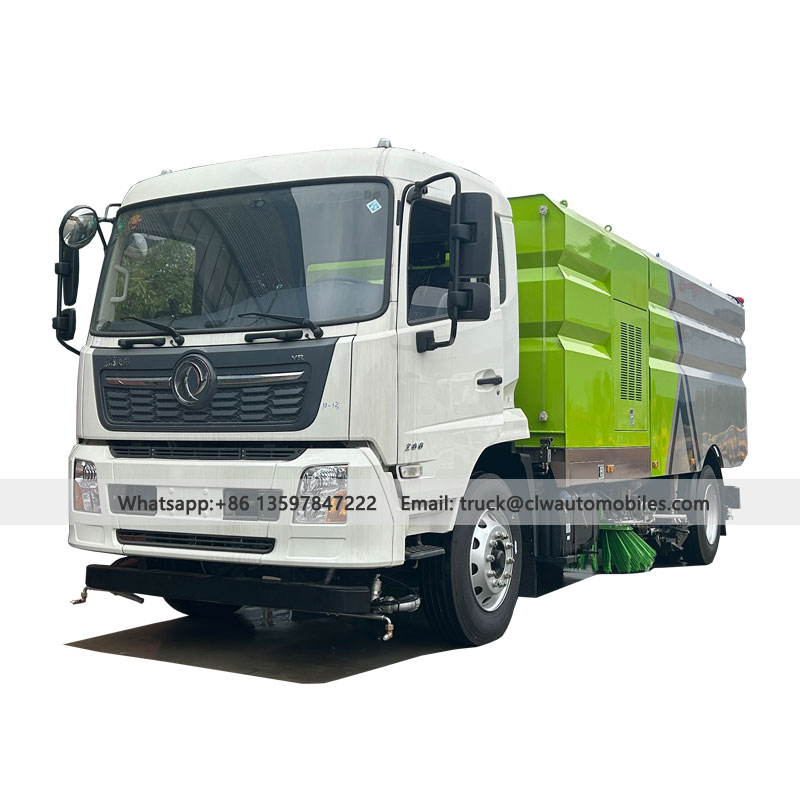 DONGFENG 12000L Road Sweeping and High Pressure Cleaning Truck
