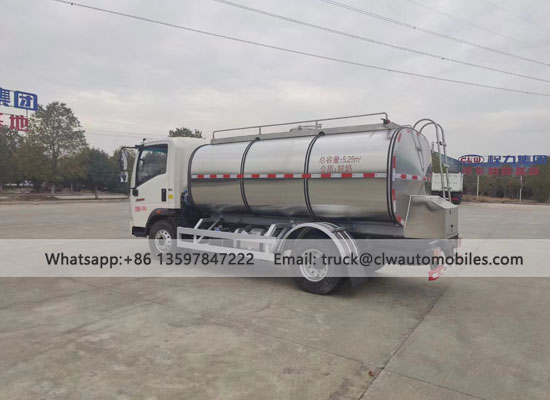 5000L Fresh Milk Transporation Vehicle