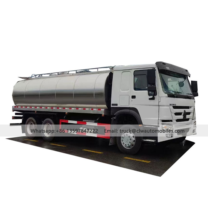 HOWO 20000L 6x4 Milk Transportation Truck