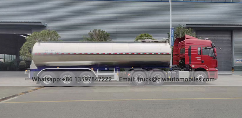 Semi Tralier Milk Transportation Truck