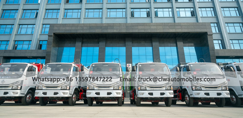 Compressed garbage trucks