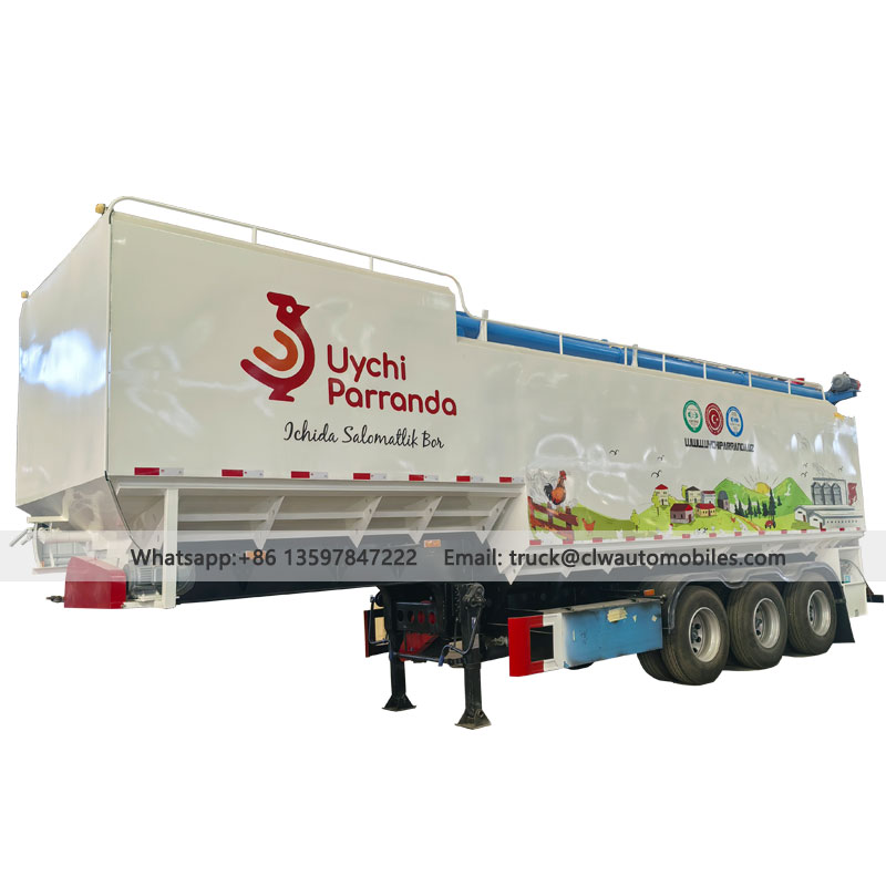 Semi Trailer Feed Transpotation Truck 60000L