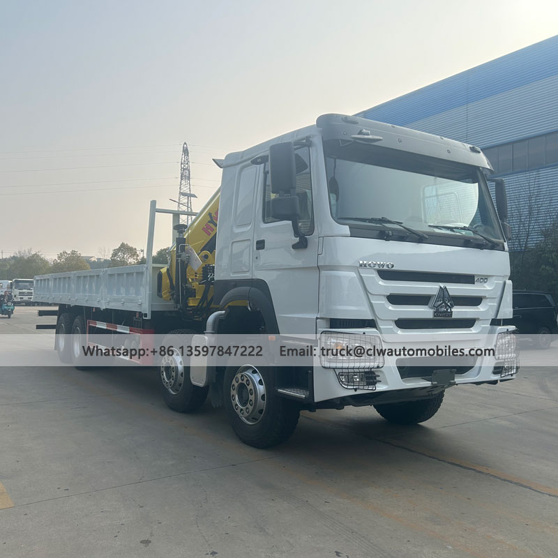 Howo truck mounted crane