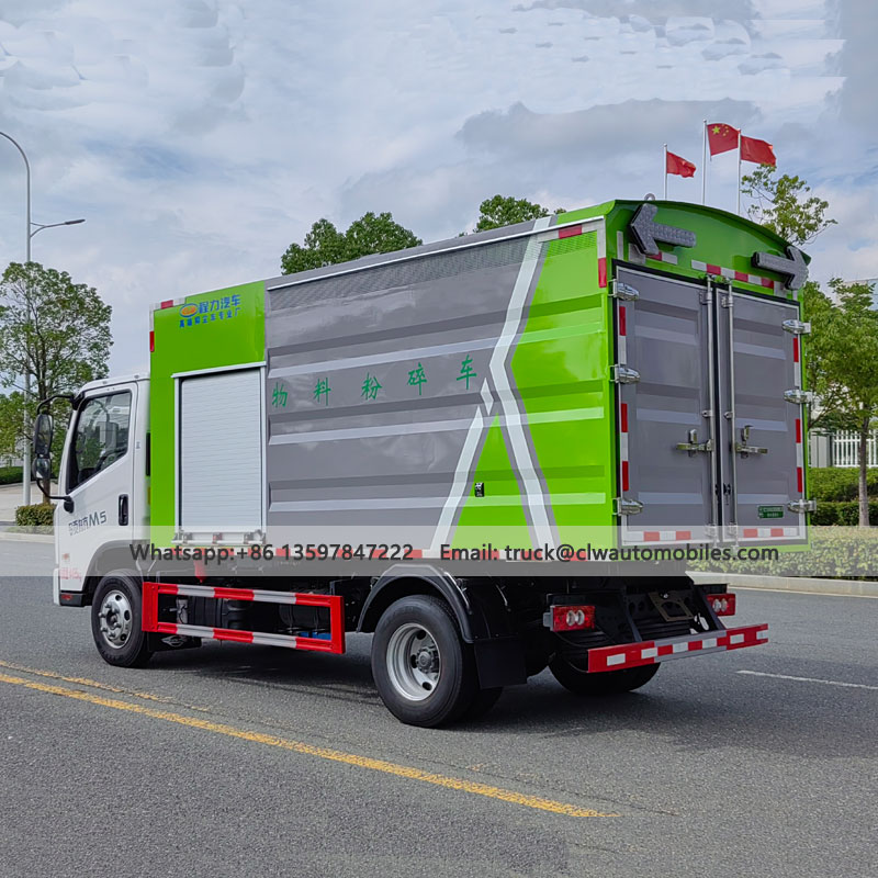 FOTON 10.5m3 branch crushing truck Manufacturer