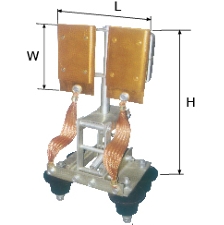 The rigid body slides and touches the wire The rigid body slides and touches the wire