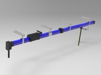 Tubular sliding contact line