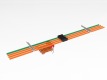 single-pole sliding contact line