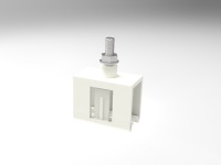 single-pole sliding contact line