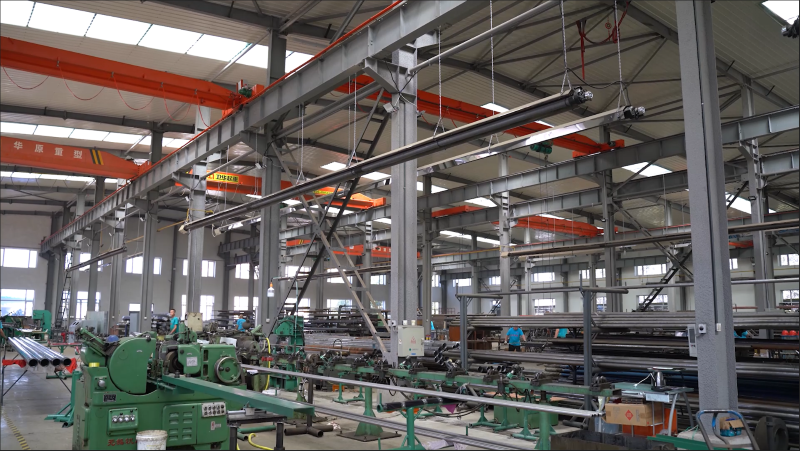 Sand control oil well pump with long plunger