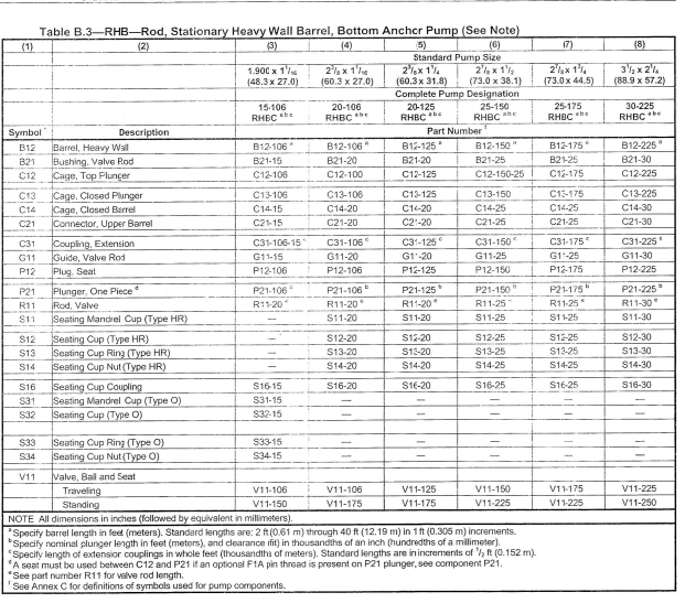RHB API Insert Pump